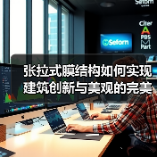 张拉式膜结构如何实现建筑创新与美观的完美结合(图4) 张拉式膜结构如何实现建筑创新与美观的完美结合(图4)