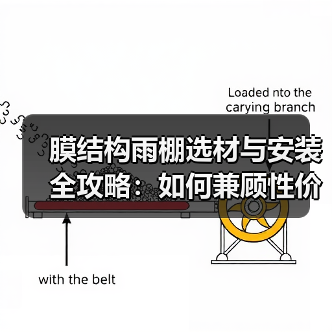 膜结构雨棚选材与安装全攻略:如何兼顾性价比与耐用性?(图1) 膜结构雨棚选材与安装全攻略:如何兼顾性价比与耐用性?(图1)
