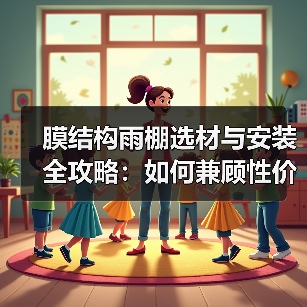 膜结构雨棚选材与安装全攻略:如何兼顾性价比与耐用性?(图2) 膜结构雨棚选材与安装全攻略:如何兼顾性价比与耐用性?(图2)