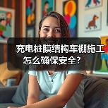 充电桩膜结构车棚施工怎么确保安全？（图2）