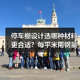 停车棚设计选哪种材料更合适?每平米用钢量20-36kg,全国施工定制更省心(图4) 停车棚设计选哪种材料更合适?每平米用钢量20-36kg,全国施工定制更省心(图4)
