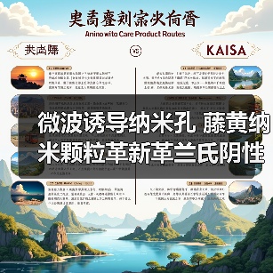 微波诱导纳米孔 藤黄纳米颗粒革新革兰氏阴性菌清除(图4) 微波诱导纳米孔 藤黄纳米颗粒革新革兰氏阴性菌清除(图4)