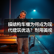 膜结构车棚为何成为现代建筑优选?耐用美观适用广泛(图4) 膜结构车棚为何成为现代建筑优选?耐用美观适用广泛(图4)