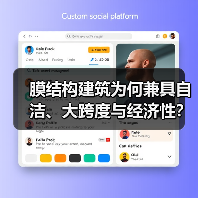 膜结构建筑为何兼具自洁、大跨度与经济性?揭秘艺术与工期优势(图1) 膜结构建筑为何兼具自洁、大跨度与经济性?揭秘艺术与工期优势(图1)
