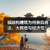膜结构建筑为何兼具自洁、大跨度与经济性?揭秘艺术与工期优势(图3) 膜结构建筑为何兼具自洁、大跨度与经济性?揭秘艺术与工期优势(图3)