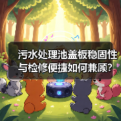 污水处理池盖板稳固性与检修便捷如何兼顾?(图3) 污水处理池盖板稳固性与检修便捷如何兼顾?(图3)