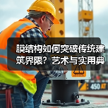 膜结构如何突破传统建筑界限?艺术与实用典范解析(图2) 膜结构如何突破传统建筑界限?艺术与实用典范解析(图2)