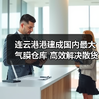 连云港港建成国内最大气膜仓库 高效解决散货环保难题(图4) 连云港港建成国内最大气膜仓库 高效解决散货环保难题(图4)