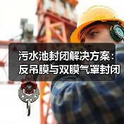 污水池封闭解决方案:反吊膜与双膜气罩封闭的利弊及注意事项(图3) 污水池封闭解决方案:反吊膜与双膜气罩封闭的利弊及注意事项(图3)