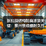 张拉膜结构防腐涂装关键:泉州景观棚耐久性如何保障?(图2) 张拉膜结构防腐涂装关键:泉州景观棚耐久性如何保障?(图2)