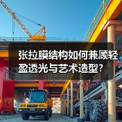 张拉膜结构如何兼顾轻盈透光与艺术造型?(图2) 张拉膜结构如何兼顾轻盈透光与艺术造型?(图2)