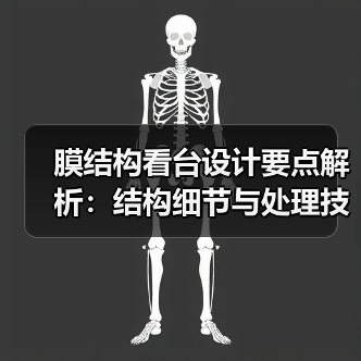 膜结构看台设计要点解析:结构细节与处理技巧(图1) 膜结构看台设计要点解析:结构细节与处理技巧(图1)