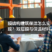 膜结构建筑保温怎么实现?双层膜与保温材料应用全解析(图4) 膜结构建筑保温怎么实现?双层膜与保温材料应用全解析(图4)