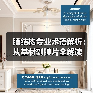 膜结构专业术语解析：从基材到膜片全解读（图1）