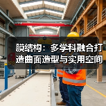 膜结构:多学科融合打造曲面造型与实用空间新典范(图3) 膜结构:多学科融合打造曲面造型与实用空间新典范(图3)