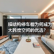 膜结构停车棚为何成为大跨度空间的优选?(图1) 膜结构停车棚为何成为大跨度空间的优选?(图1)