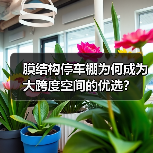 膜结构停车棚为何成为大跨度空间的优选?(图2) 膜结构停车棚为何成为大跨度空间的优选?(图2)