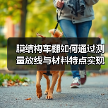 膜结构车棚如何通过测量放线与材料特点实现多场景应用？（图4）