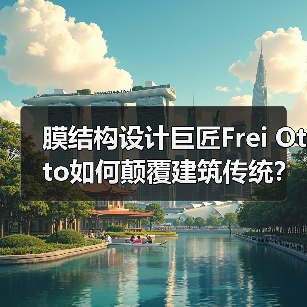膜结构设计巨匠Frei Otto如何颠覆建筑传统?(图1) 膜结构设计巨匠Frei Otto如何颠覆建筑传统?(图1)