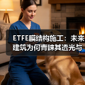 ETFE膜结构施工:未来建筑为何青睐其透光与耐用?(图3) ETFE膜结构施工:未来建筑为何青睐其透光与耐用?(图3)