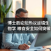 博士后论坛热议逆境生物学 粮食安全如何突破?(图4) 博士后论坛热议逆境生物学 粮食安全如何突破?(图4)
