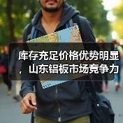 库存充足价格优势明显，山东铝板市场竞争力强（图4）