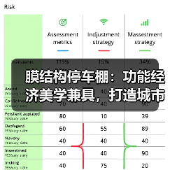 膜结构停车棚：功能经济美学兼具，打造城市停车新标杆（图3）
