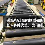 膜结构遮阳雨棚质保期长+多种优势,为何成为优选?(图2) 膜结构遮阳雨棚质保期长+多种优势,为何成为优选?(图2)