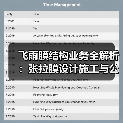 飞雨膜结构业务全解析:张拉膜设计施工与公司资质一览 飞雨膜结构业务全解析:张拉膜设计施工与公司资质一览