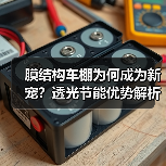 膜结构车棚为何成为新宠？透光节能优势解析（图2）