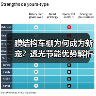 膜结构车棚为何成为新宠？透光节能优势解析（图3）