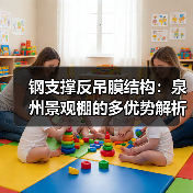 钢支撑反吊膜结构：泉州景观棚的多优势解析