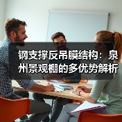 钢支撑反吊膜结构:泉州景观棚的多优势解析(图4) 钢支撑反吊膜结构:泉州景观棚的多优势解析(图4)