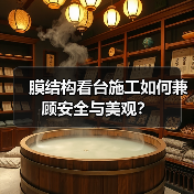 膜结构看台施工如何兼顾安全与美观?(图1) 膜结构看台施工如何兼顾安全与美观?(图1)
