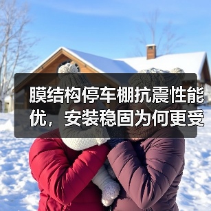 膜结构停车棚抗震性能优，安装稳固为何更受青睐？（图4）