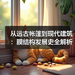 从远古帐篷到现代建筑:膜结构发展史全解析(图2) 从远古帐篷到现代建筑:膜结构发展史全解析(图2)