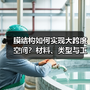 膜结构如何实现大跨度空间?材料、类型与工程实例全解析(图3) 膜结构如何实现大跨度空间?材料、类型与工程实例全解析(图3)