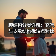 膜结构分类详解：充气与支承结构优缺点对比
