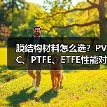 膜结构材料怎么选?PVC、PTFE、ETFE性能对比与优缺点解析 膜结构材料怎么选?PVC、PTFE、ETFE性能对比与优缺点解析