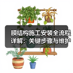 膜结构施工安装全流程详解:关键步骤与维护要点(图3) 膜结构施工安装全流程详解:关键步骤与维护要点(图3)