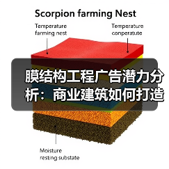 膜结构工程广告潜力分析:商业建筑如何打造视觉传播新典范(图3) 膜结构工程广告潜力分析:商业建筑如何打造视觉传播新典范(图3)