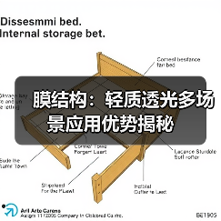 膜结构:轻质透光多场景应用优势揭秘(图1) 膜结构:轻质透光多场景应用优势揭秘(图1)