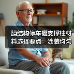 膜结构停车棚支撑柱材料选择要点:涂装均匀影响抗氧化性能(图1) 膜结构停车棚支撑柱材料选择要点:涂装均匀影响抗氧化性能(图1)