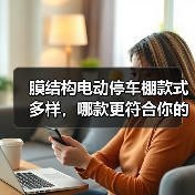 膜结构电动停车棚款式多样,哪款更符合你的需求?(图4) 膜结构电动停车棚款式多样,哪款更符合你的需求?(图4)