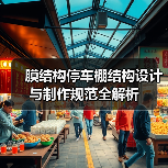 膜结构停车棚结构设计与制作规范全解析(图2) 膜结构停车棚结构设计与制作规范全解析(图2)
