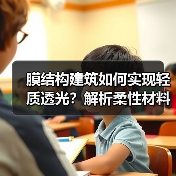 膜结构建筑如何实现轻质透光?解析柔性材料与钢铝构件的协同(图4) 膜结构建筑如何实现轻质透光?解析柔性材料与钢铝构件的协同(图4)