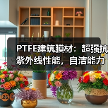 PTFE建筑膜材:超强抗紫外线性能,自洁能力超群,为何20年仍光洁如新? PTFE建筑膜材:超强抗紫外线性能,自洁能力超群,为何20年仍光洁如新?