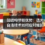 膜结构节能优势:透光自洁技术如何应对维护挑战(图3) 膜结构节能优势:透光自洁技术如何应对维护挑战(图3)