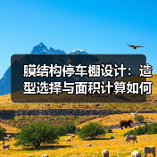 膜结构停车棚设计:造型选择与面积计算如何影响成本?(图2) 膜结构停车棚设计:造型选择与面积计算如何影响成本?(图2)