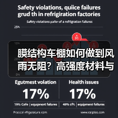 膜结构车棚如何做到风雨无阻?高强度材料与张拉技术解析(图4) 膜结构车棚如何做到风雨无阻?高强度材料与张拉技术解析(图4)